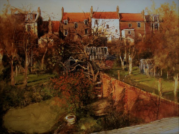 Crail Garden, Autumn (watercolour)