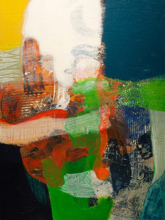 'Look Again'; 36 x 27 inches (91 x 69 cm); Acrylic & Mixed media on Box Panel; Cat. 2403